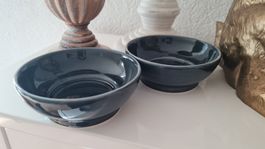 2 Schalen Schüssel nordic dunkelblau