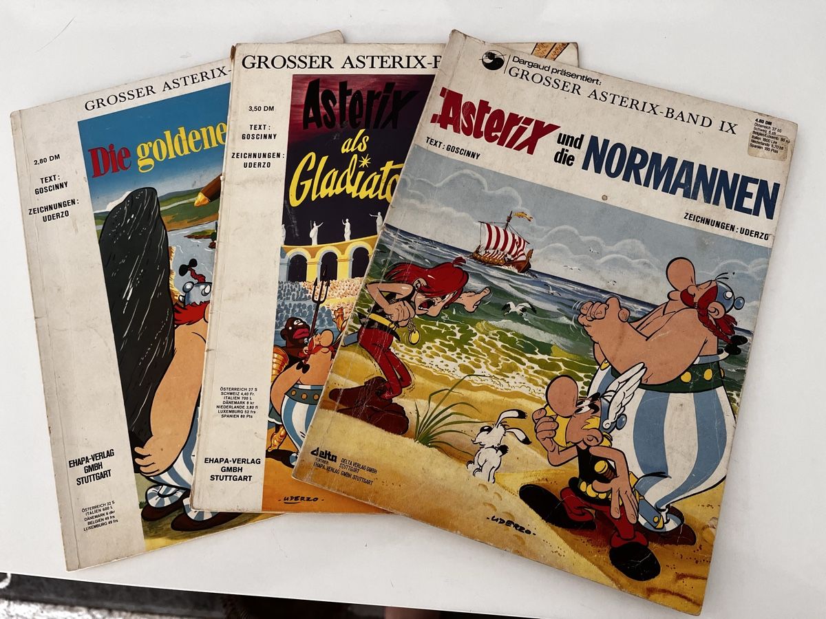 Fumetti: ASTERIX 3 Comics 1970-1972 – Usato da Recherswil venduto da Solheure66