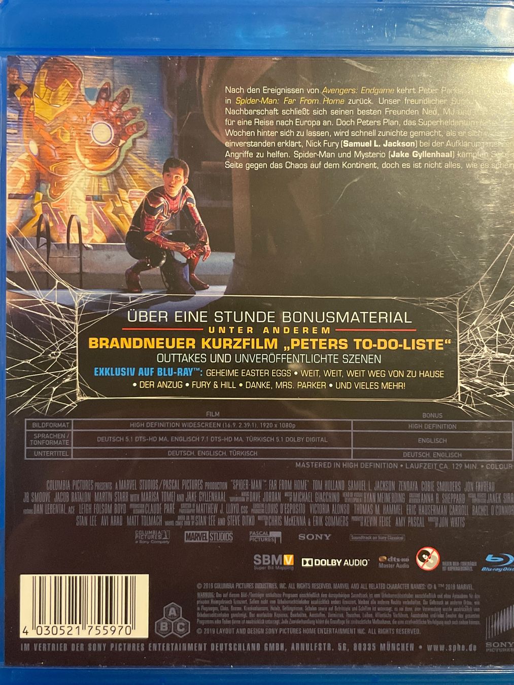 Tutti i DVDs: Spider-Man: Far From Home  (2019) – Nuovo (secondo la descrizione) da Waldenburg venduto da Gonzo8 1