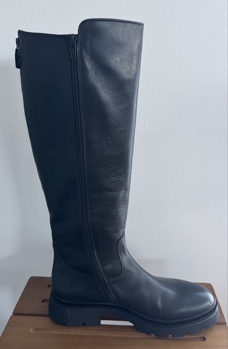 Gabor Damenschuhe: Gabor Langschaftstiefel Leder Schwarz, Gr. 7 1/2 – Neu (gemäss Beschreibung) aus Thun von Tasiba05 3
