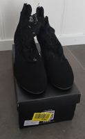 Elegante Wildlederstiefeletten mit Spitze Grösse 36