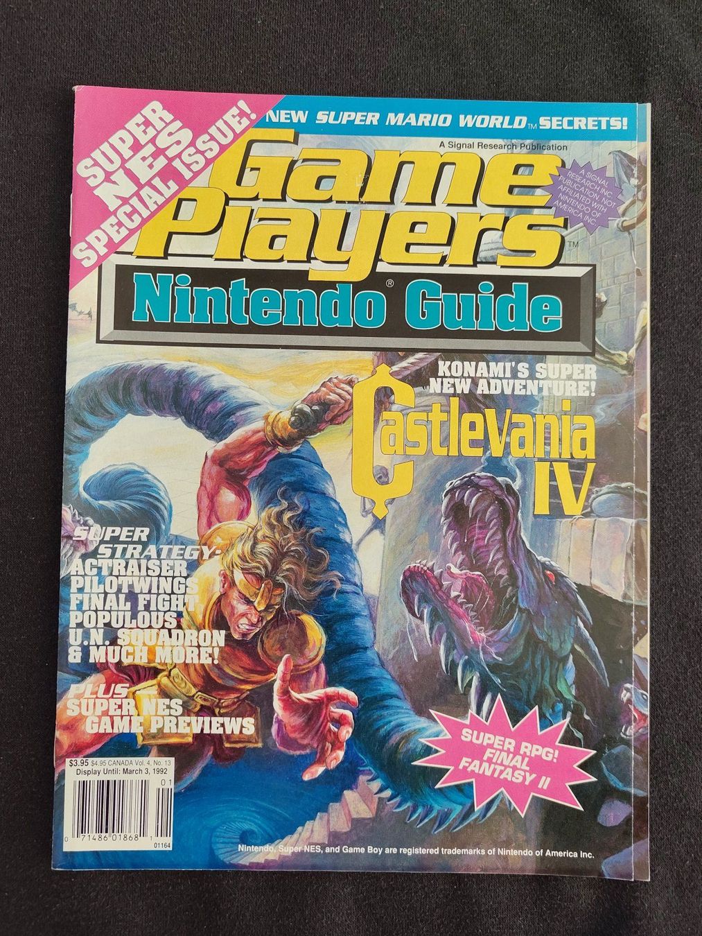 Nintendo Giochi: Game Players Nintendo Guide - Casltevania IV – Usato da Schachen LU venduto da retrogamer