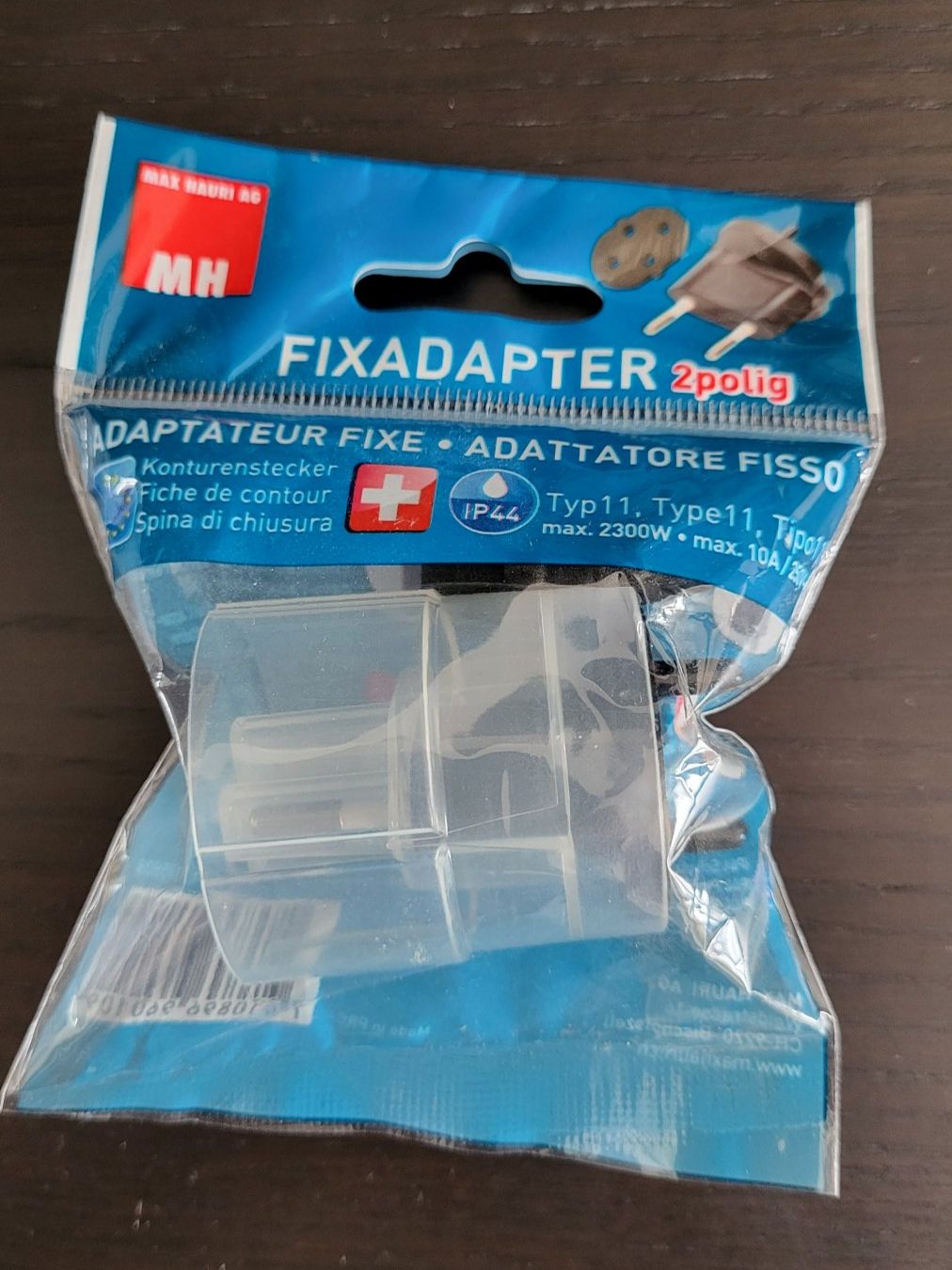 Unità & Adattatore: Fixadapter Typ 11 2-polig Max Hauri NEU – Nuovo e nell'imballaggio originale da Schindellegi venduto da Peter8834 1