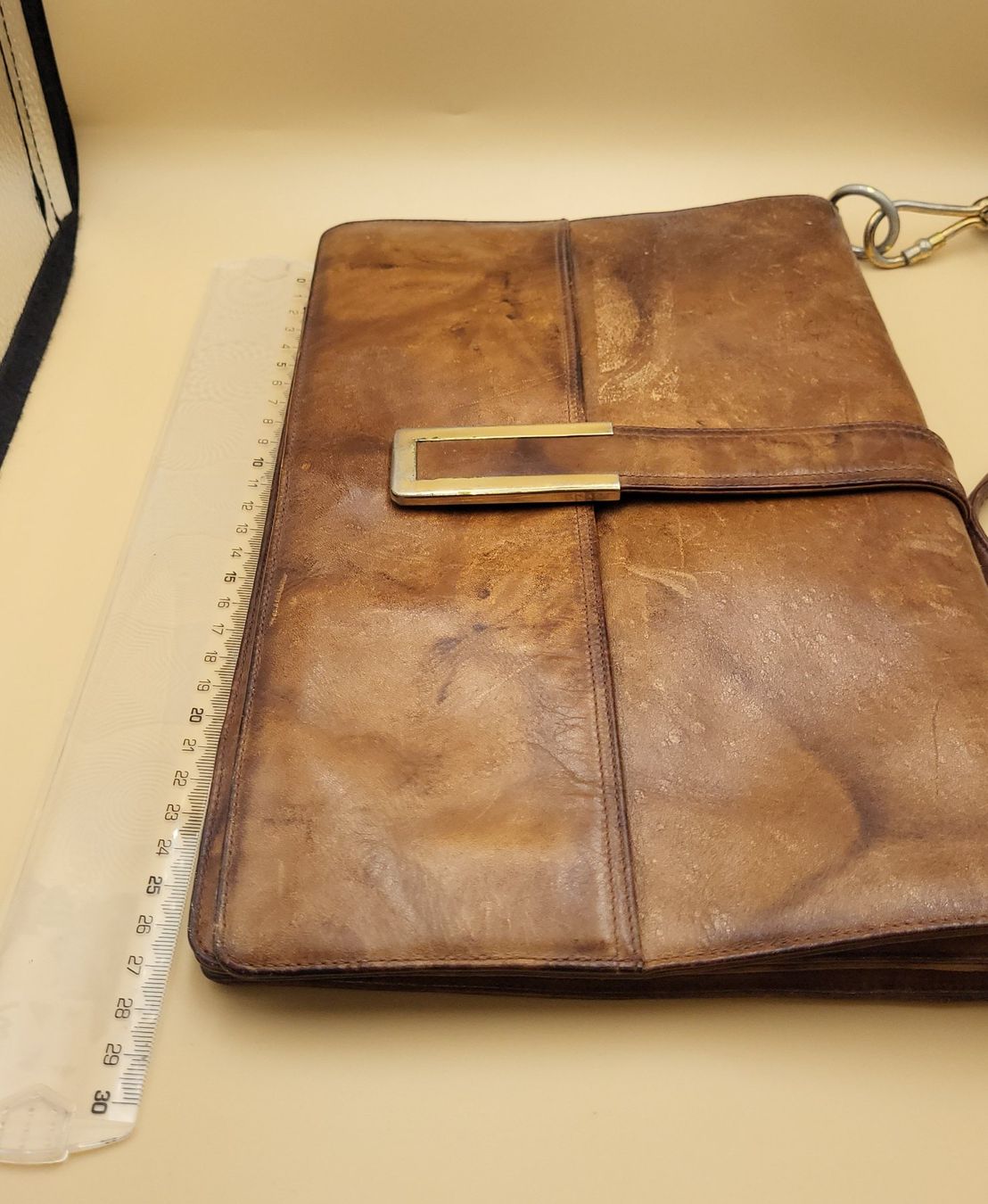 Taschen für Damen: Schicke Vintage Braun Ledertasche – Gebraucht aus Wald ZH von SwissPawnshop 5