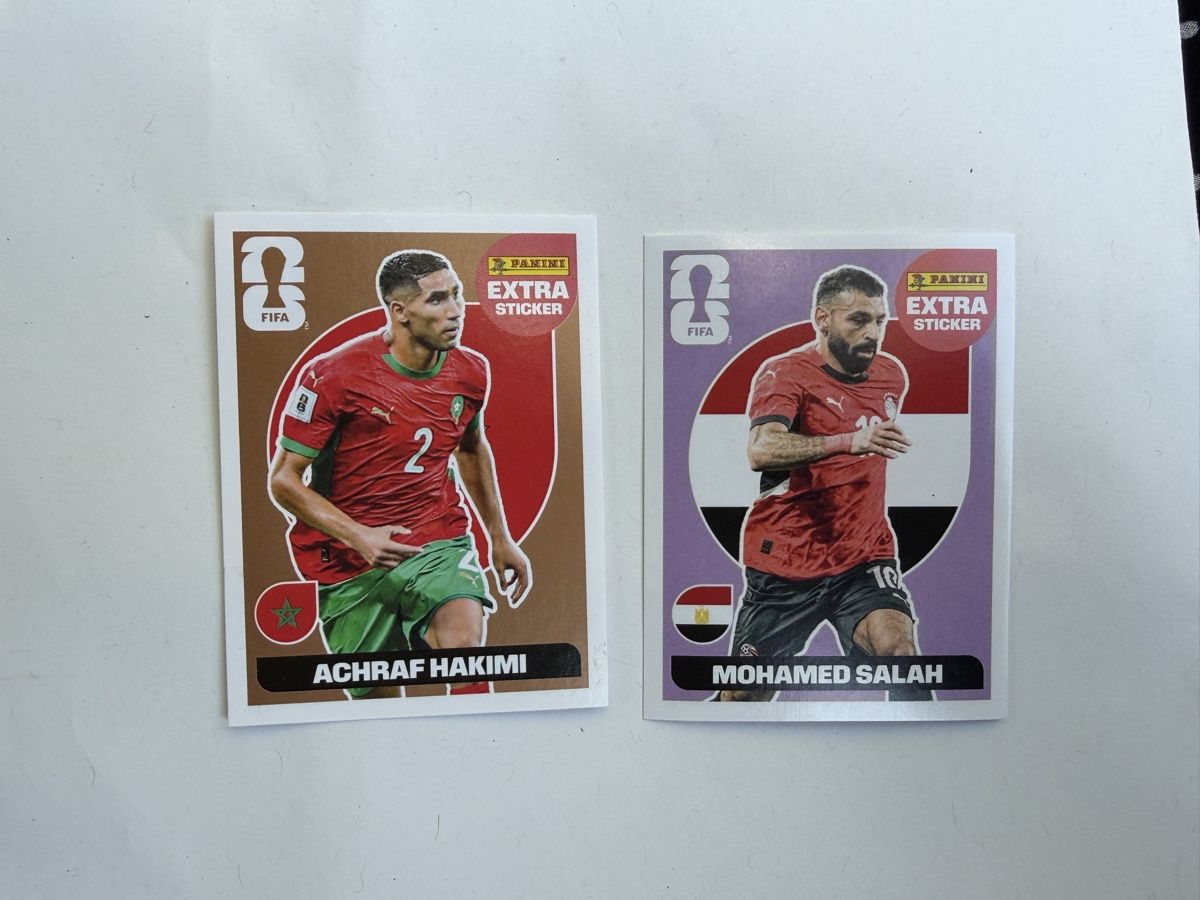 Panini Cartes à collectionner: Extra Stickers - Hakimi - Salah – Neuf (Voir description) à Biel/Bienne par lisalrh