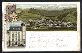 Litho Einsiedeln, Gasthaus z. Storchen, 