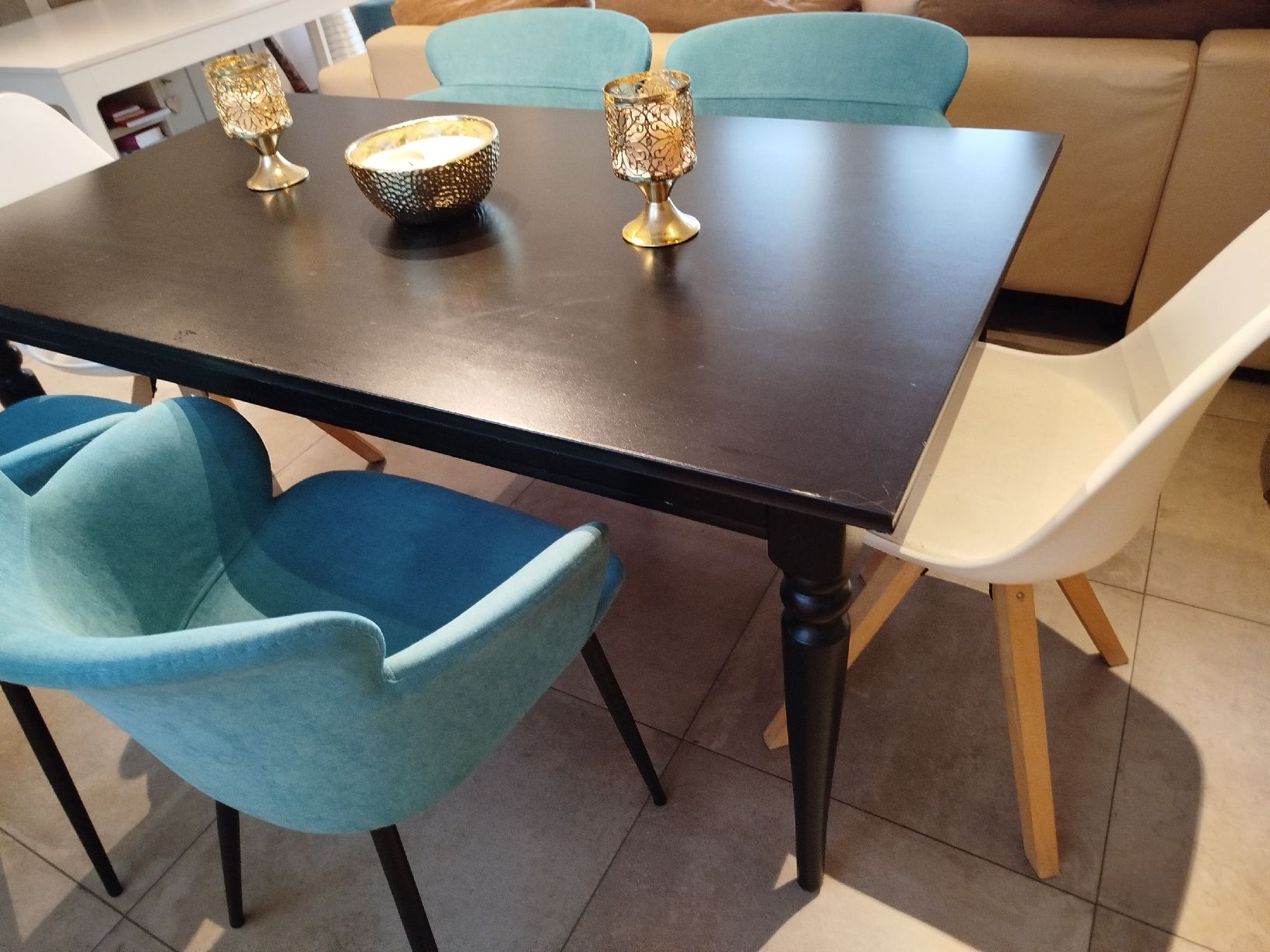 Ikea Tavoli: Schwarzer ausziehbarer Tisch – Usato da Binningen venduto da onlinesell 5