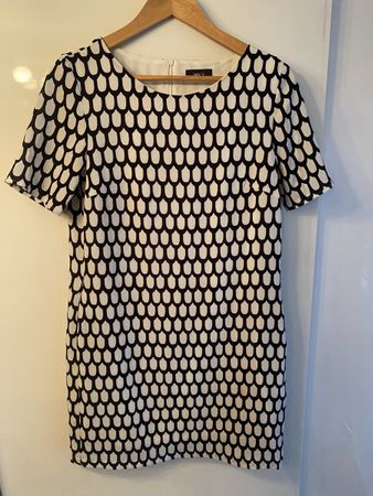 Elegantes Sommerkleid, Grösse 36, Schwarz/Weiss Muster!