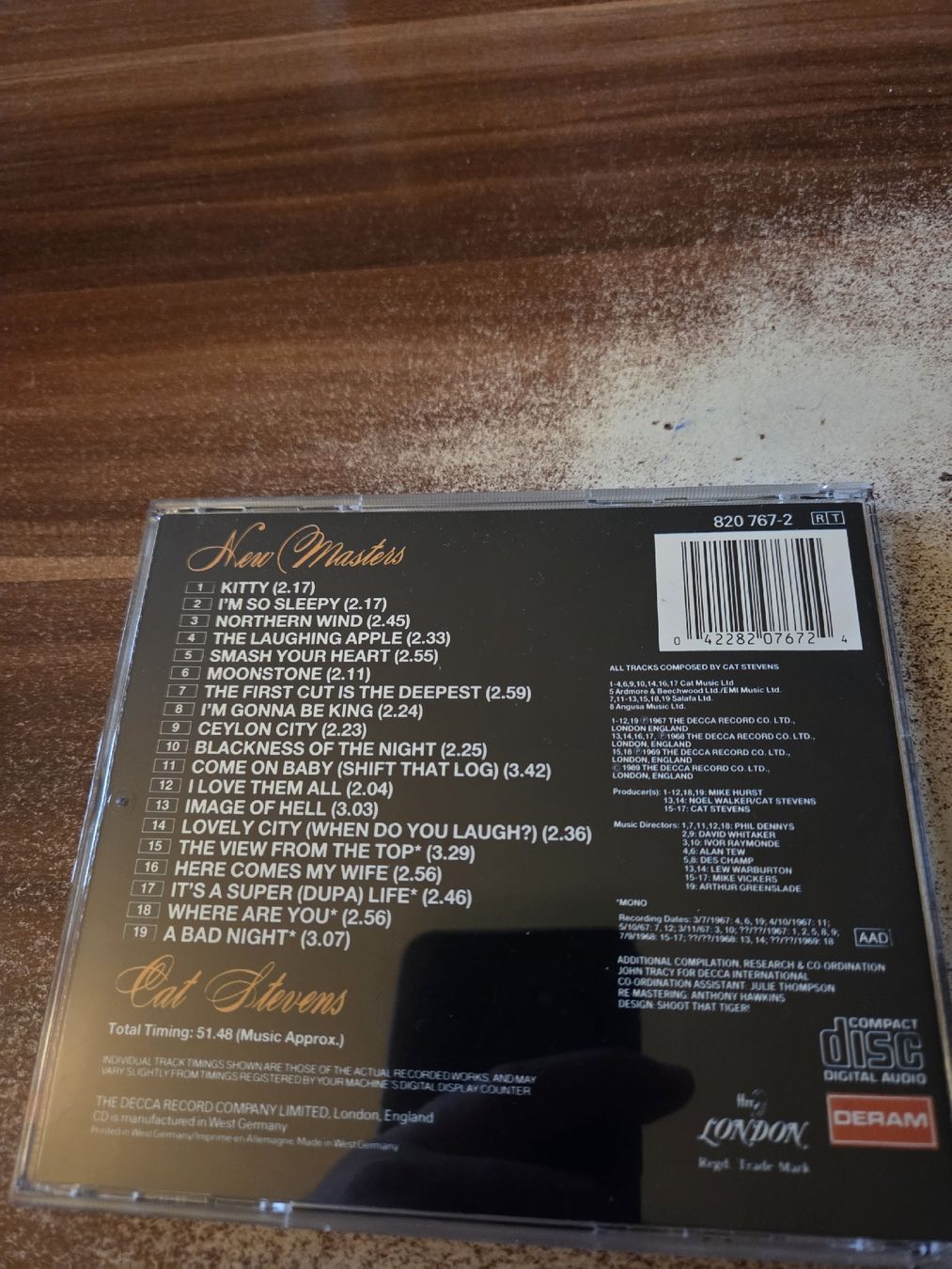 CDs: Cat Stevens - New Masters – Gebraucht aus Wattenwil von Mage66 1