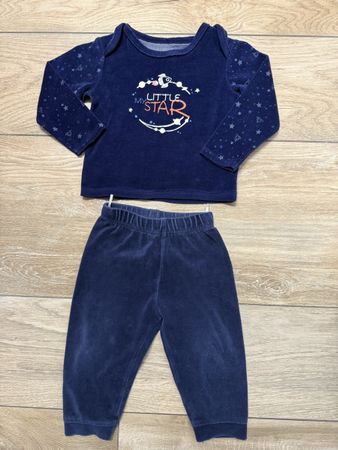 Samtpyjama für Mädchen oder Jungen, Größe 86 💗