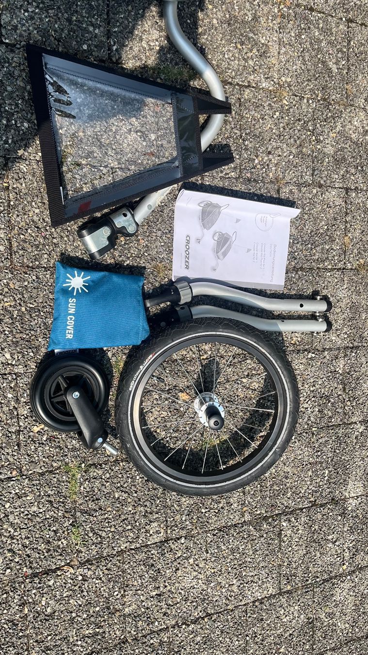 Croozer Rimorchi: Croozer Kid PLUS for 1 - Kinderanhänger – Usato da Männedorf venduto da nitwit 4