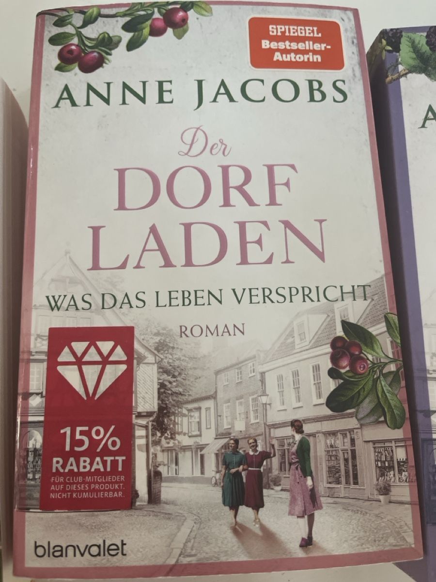 Libri: Der Dorfladen, Roman Trilogie, Anne Jacobs – Usato da Derendingen venduto da CaMiPa5 2