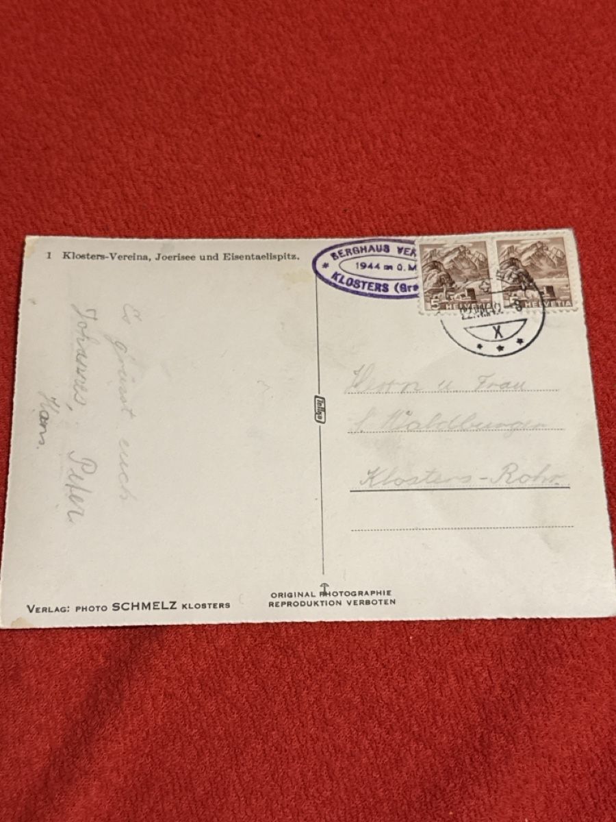 Cartoline postali: Ak klosters jörisee – Usato da St. Antönien venduto da and_75rc 1