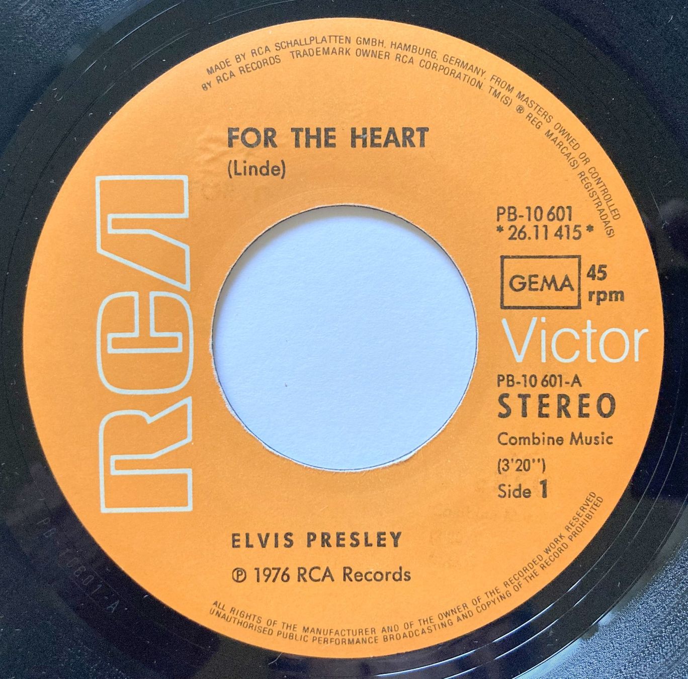 Vinyles: ELVIS PRESLEY - FOR THE HEART – D'occasion à Bottens par hotter-than-hell 2