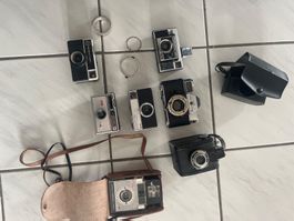 Lot mit Vintage camera