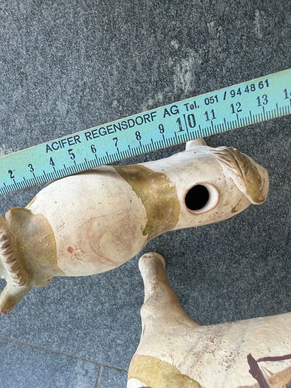 Statuette: Keramik Pferd & Stier/ Torito Pucara, Peru, Handarbeit – Usato da Otelfingen venduto da Markthalle_C 5