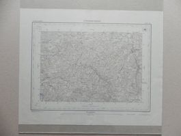 Ungefaltet Landkarte Sternenberg ZH 1933 Fischingen