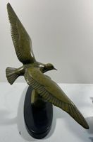 Marcel Leducq (1879-1955) grosse Skulptur - Möve