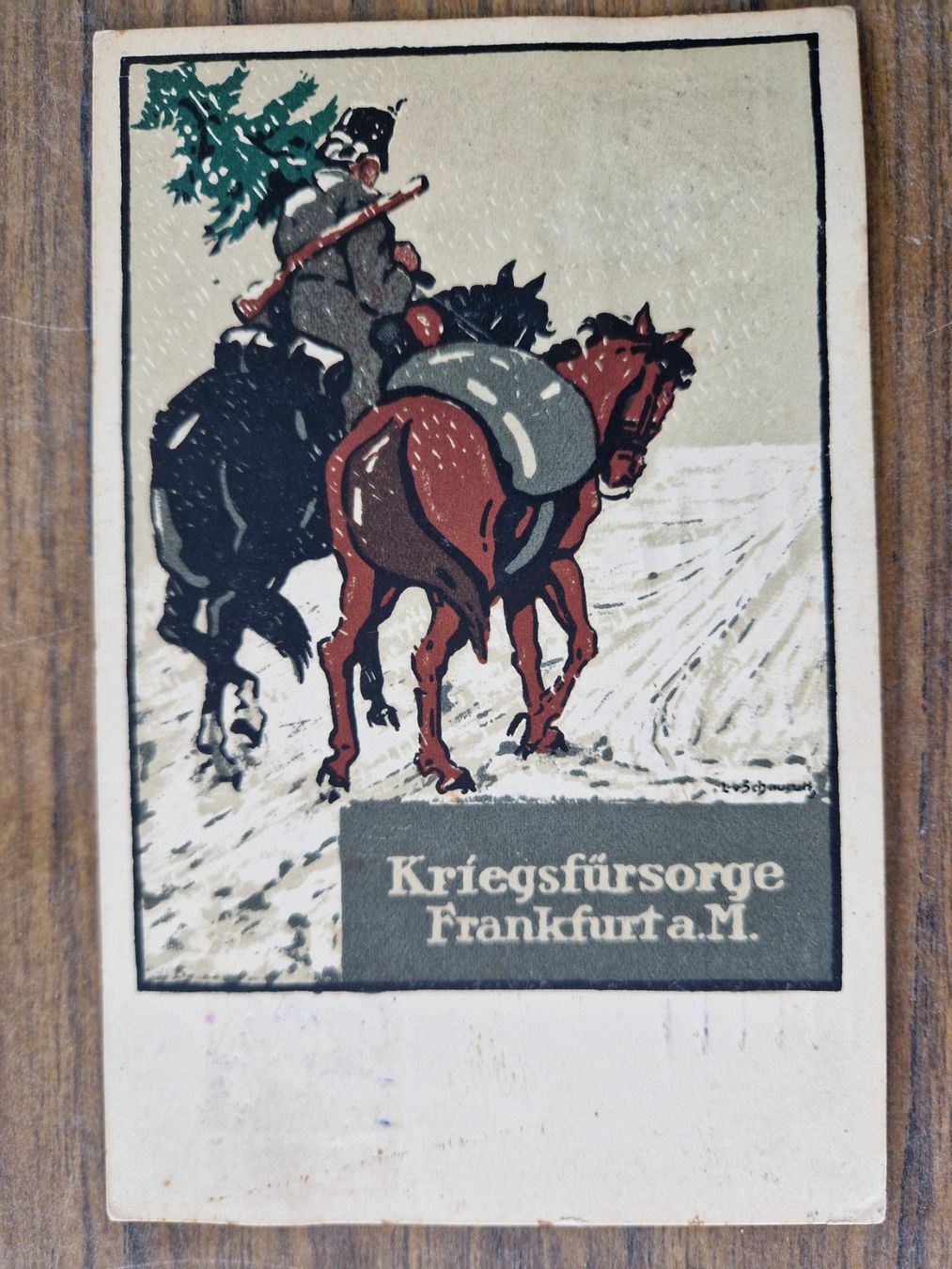 Cartoline postali: Ansichtskarte 1. Weltkrieg Kriegsfürsorge 1916 – Usato da Mörschwil venduto da aik_x8mc
