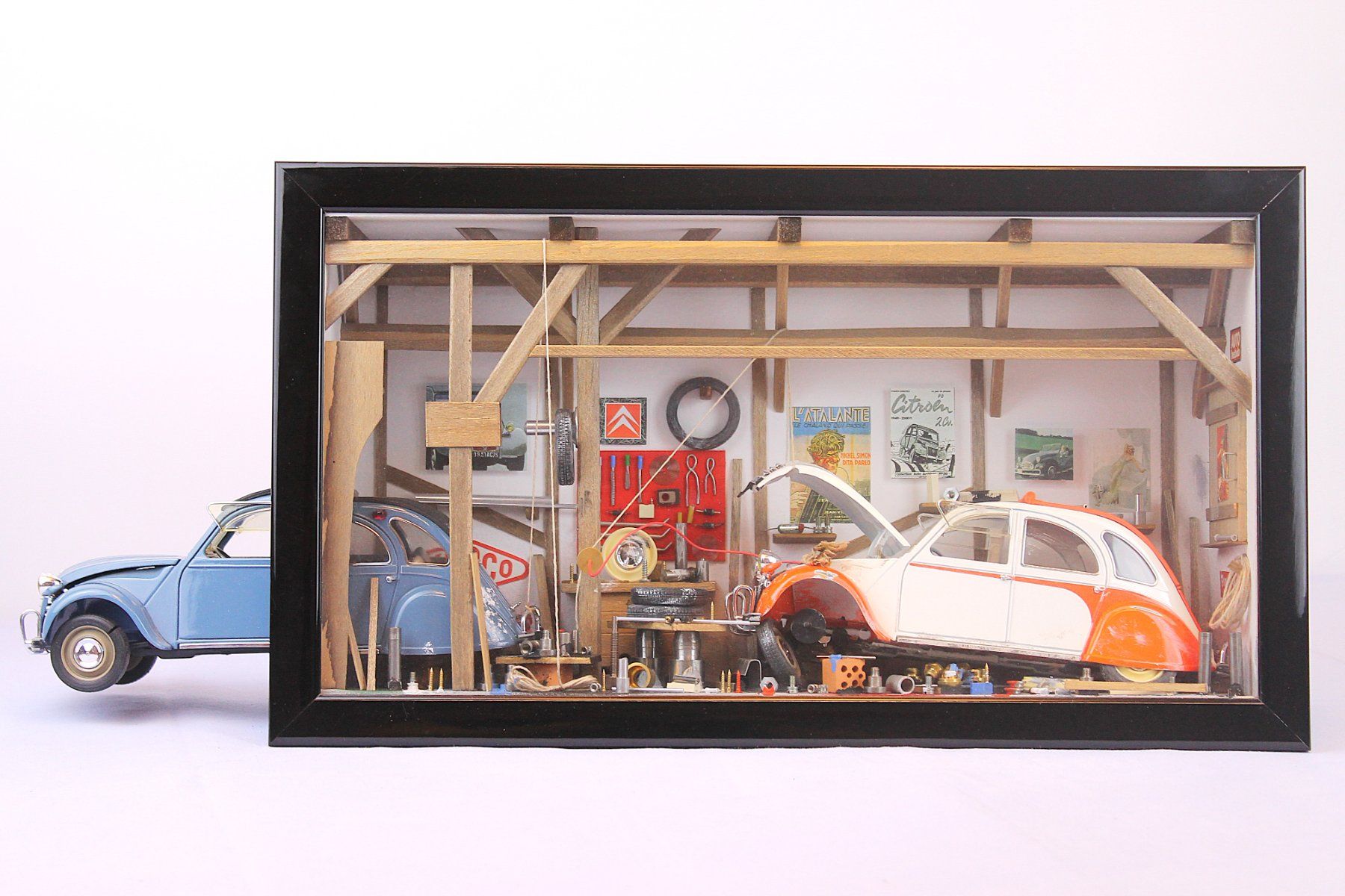 Citroën Modellini d'auto: Patrick Richard - Citroën 2 CV - Car Garage Series – Usato da Reinach BL venduto da bk_brockireinach
