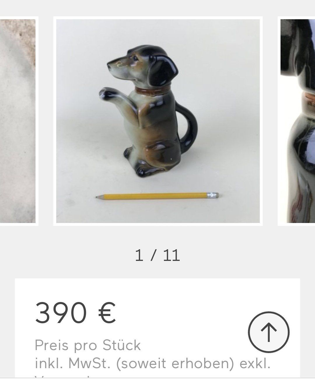 Teiere: Dackel Milch- oder Teekanne, Sammlerstück – Usato da Uerikon venduto da pink_flamingo 6