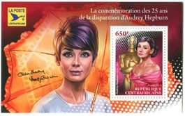 Block "Audrey Hepburn". Zentralafrikanische Republik