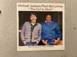 Michael Jackson/Paul McCartney Single - The Girl Is Mine