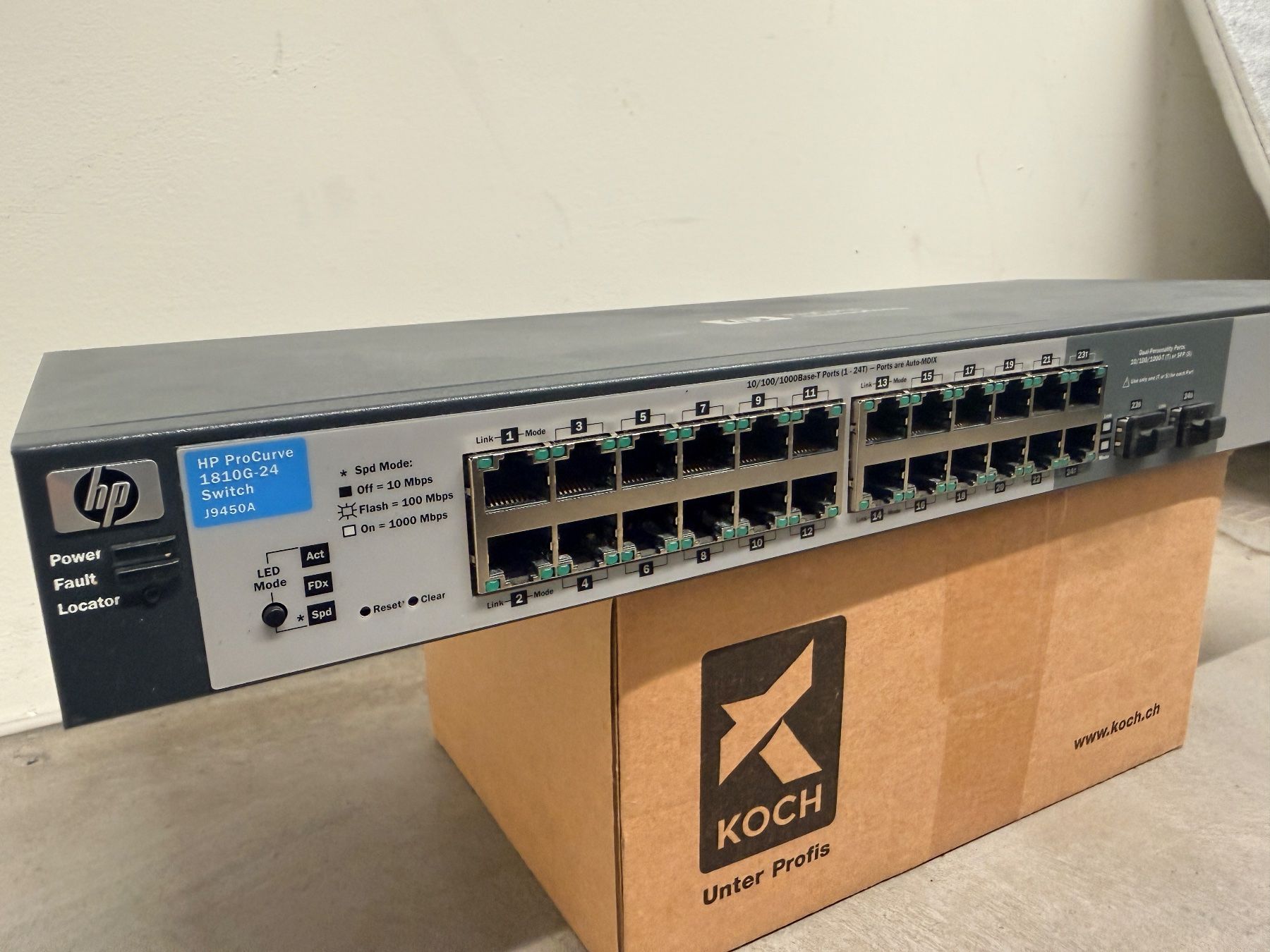 Hewlett Packard Hub & Switch: HP ProCurve Switch 1810G-24 – Usato da Solduno venduto da Kenny_G 1