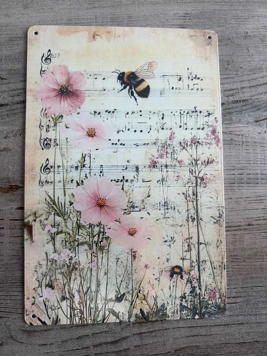 Schilder: Deko Blechschild Shabby Chic / Vintage, Neu – Neu und originalverpackt aus Wolfwil von Inseider12