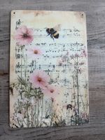 Deko Blechschild Shabby Chic / Vintage, Neu