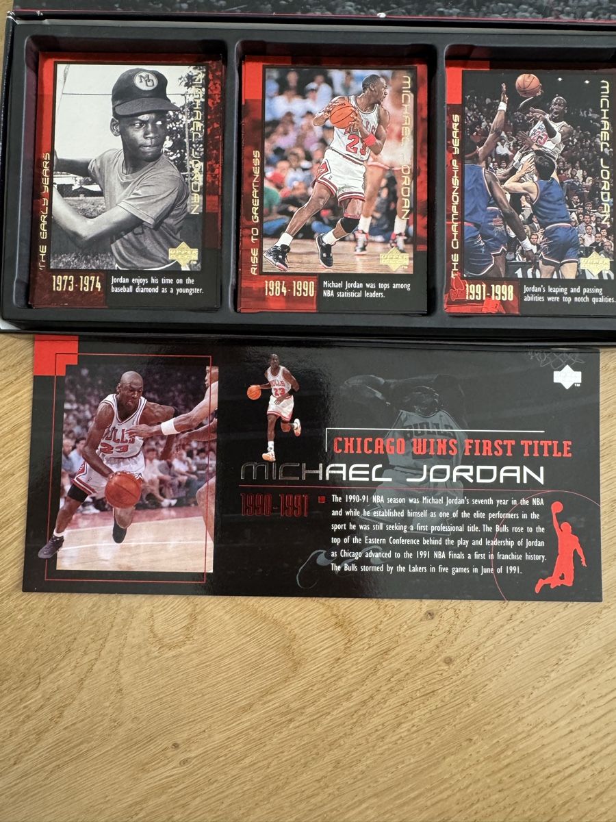 Jordan Carte collezionabili: Upper Deck Michael Jordan 1999 Career Set 60 Karten Set – Usato da Founex venduto da egz_58qz 6