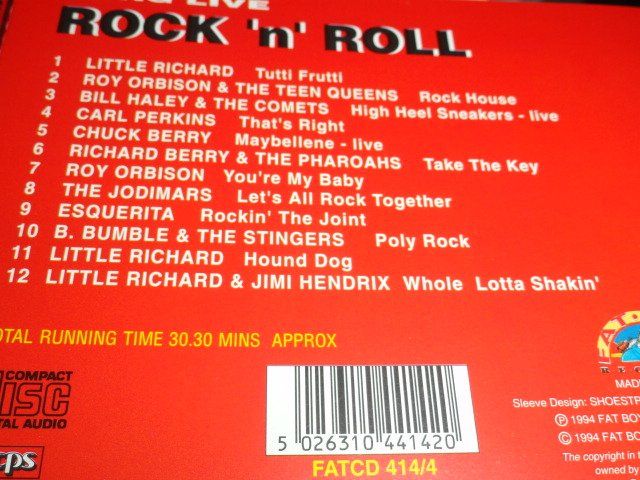 CD: 3CD's - Chuck Berry, Carl Perkins, Ricky Nelson, Roy Orbison – Usato da Unterbäch VS venduto da diquq 4
