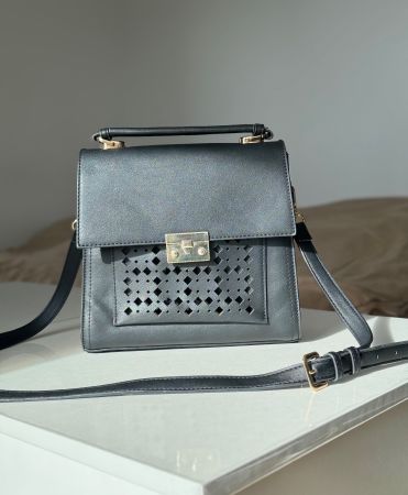 PARFOIS Umhängetasche 🖤Schwarz mit Cut-Out-Design🖤 wie neu