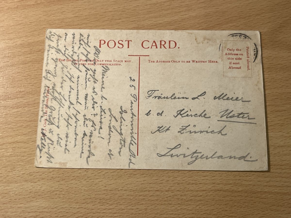 Cartoline postali: Alte Ansichtskarte: "Congregational Church, Pitsea" – Usato da Hinwil venduto da Chuan2 1