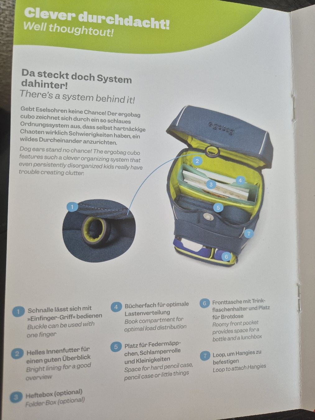Ergobag Kindertaschen: Ergobag cubo Thek inkl. Zubehör – Gebraucht aus Bülach von Best-Touchdown 5