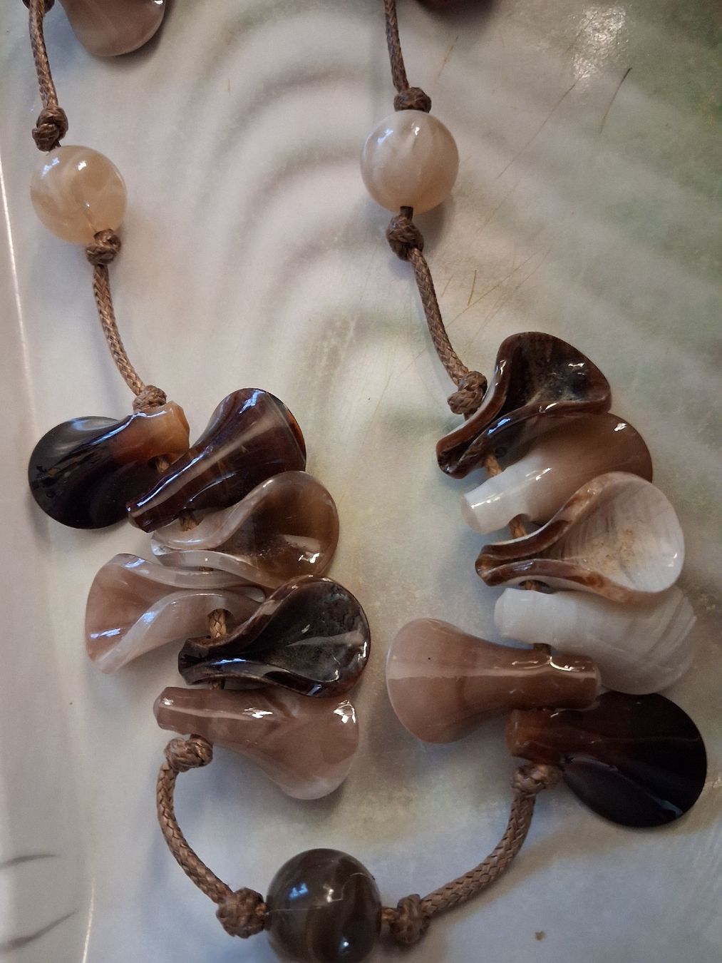 Catenine: Handgefertigten mit Muscheln oder Perlmutt. – Usato da Wolfhausen venduto da fab_58yr 1