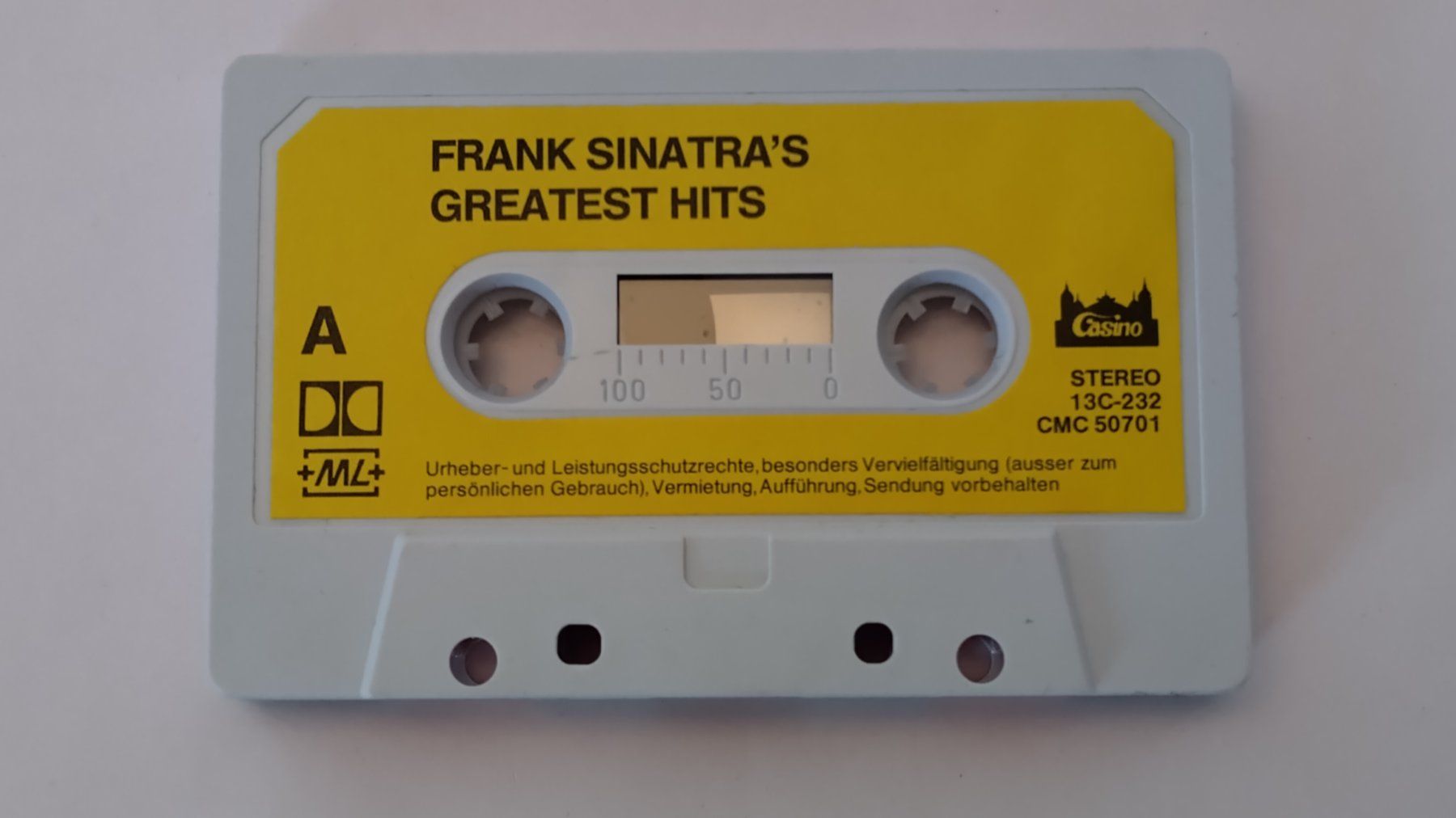 Musicassette: Frank Sinatra - Greatest Hits /  MC ab Fr. 4.- – Usato da Bellach venduto da JingleJerry 2