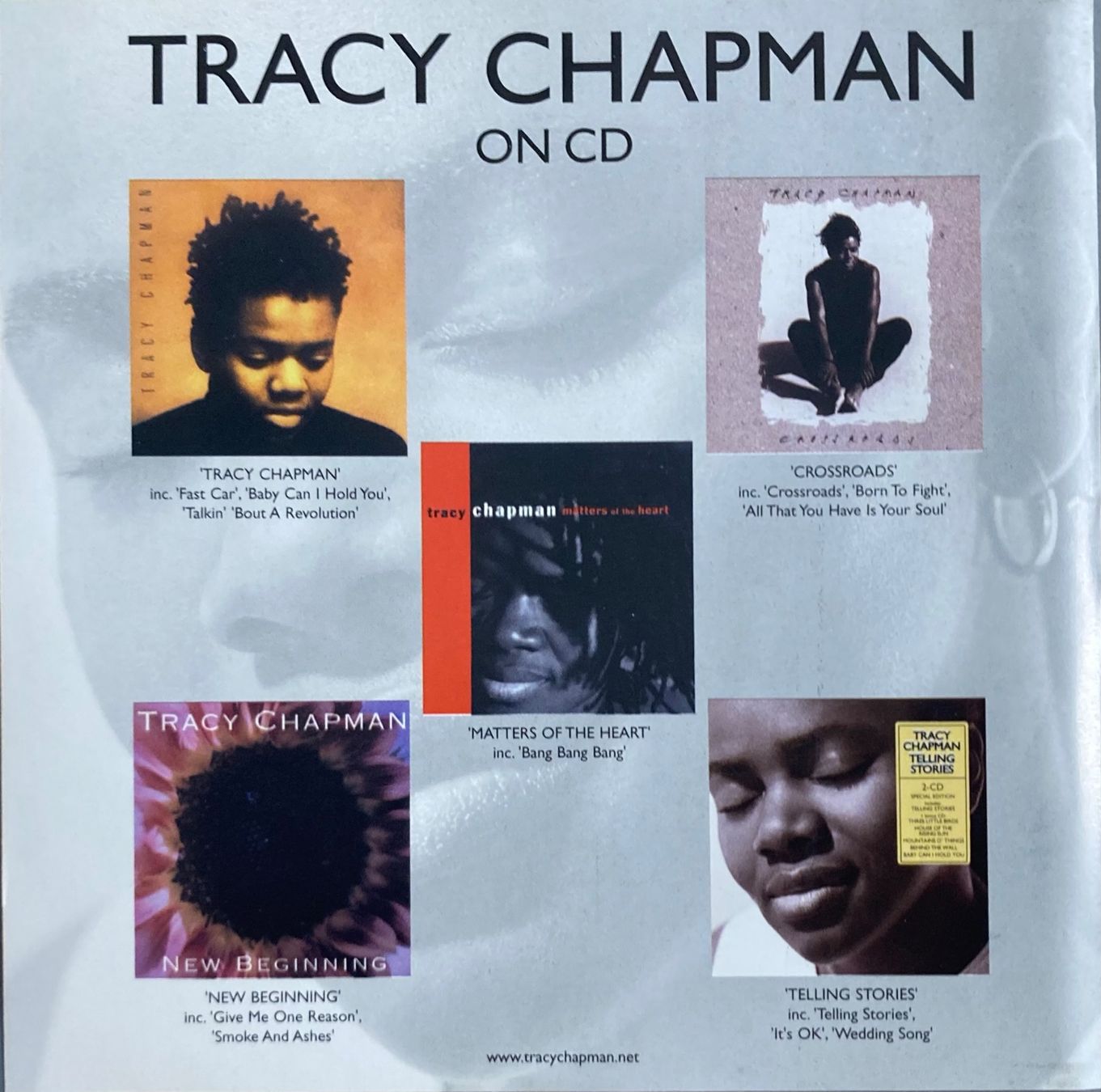CD: TRACY CHAPMAN - TRACY CHAPMAN – Usato da Poliez-Pittet venduto da Newtown-Records 4