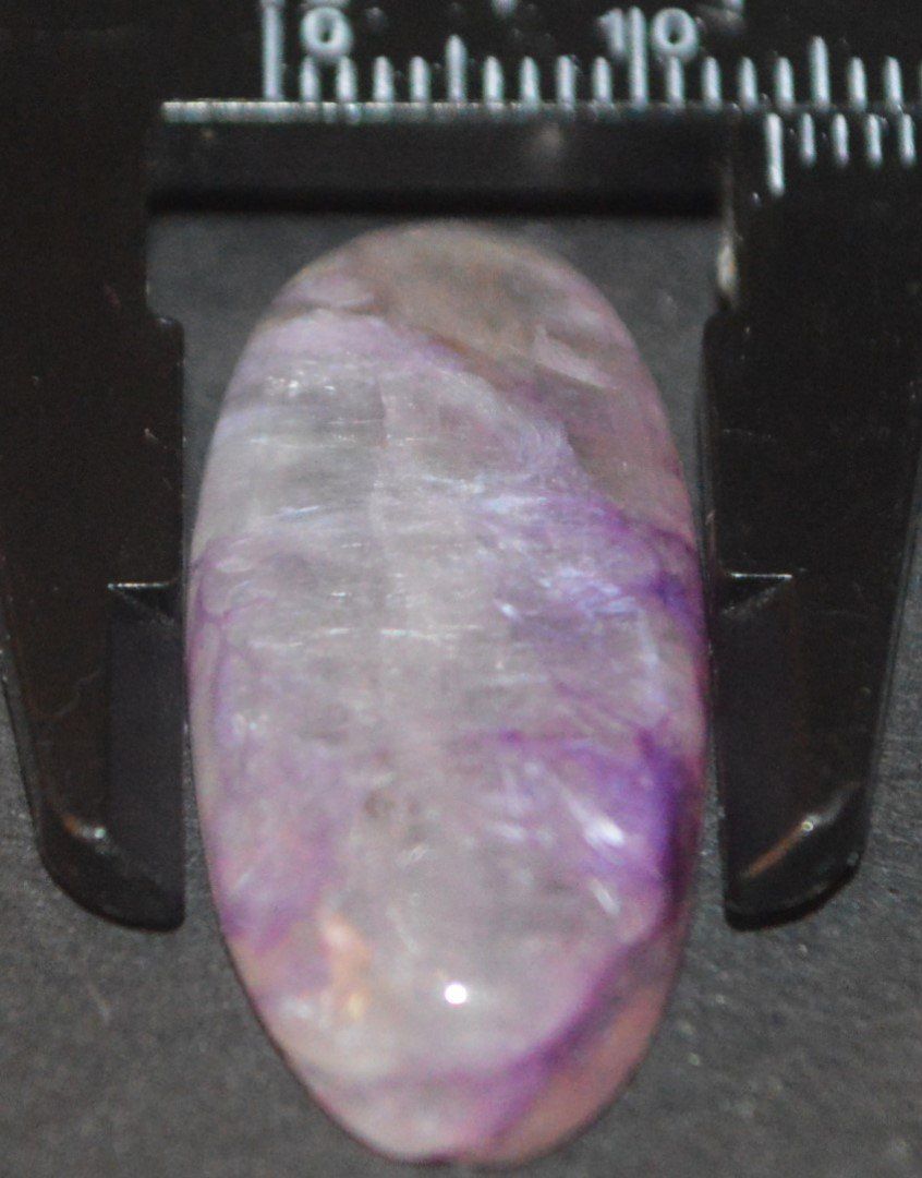 Pietre preziose: Cabochon L-730 – Charoit Edelstein - 30x13mm – Nuovo e nell'imballaggio originale da Goldiwil (Thun) venduto da han_v5b7 4