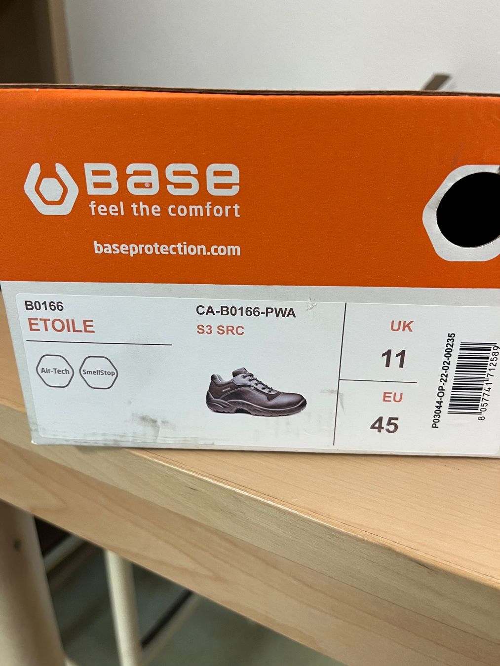 Herrenschuhe: Chaussures de sécurité BASE Etoile B0166 T.45 Neuves – Neu und originalverpackt aus Satigny von SP-Industriel 1