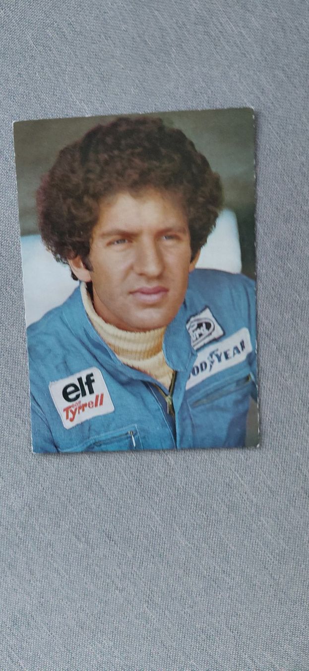 Autographes: Autogrammkarte Jody Scheckter – D'occasion à Schmerikon par Olympia04
