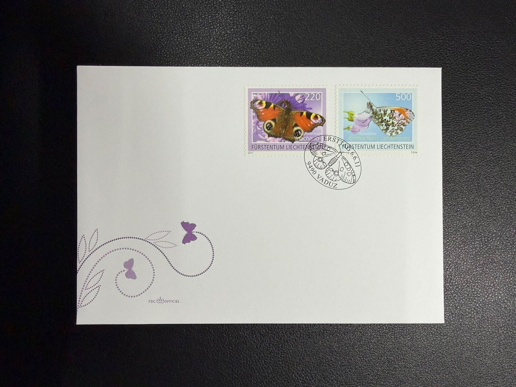 Tutti i francobolli: Liechtenstein FDC 6.6.2011 – Usato da oberrüti venduto da jeanmei
