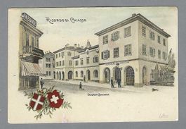 1904, CHIASSO, DOGANA SVIZZERA (LITO), BELLA E RARA
