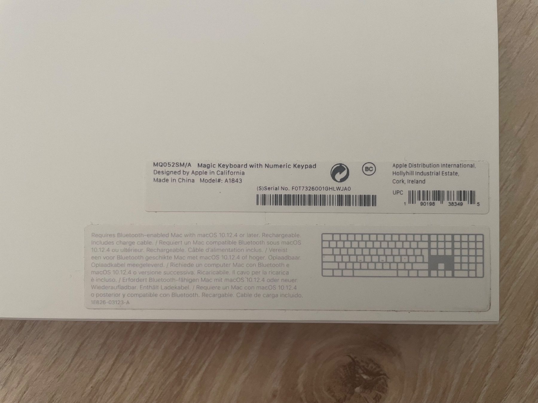 Apple Tastaturen: Apple Magic Keyboard with Numeric Keypad – Gebraucht aus Uster von  3