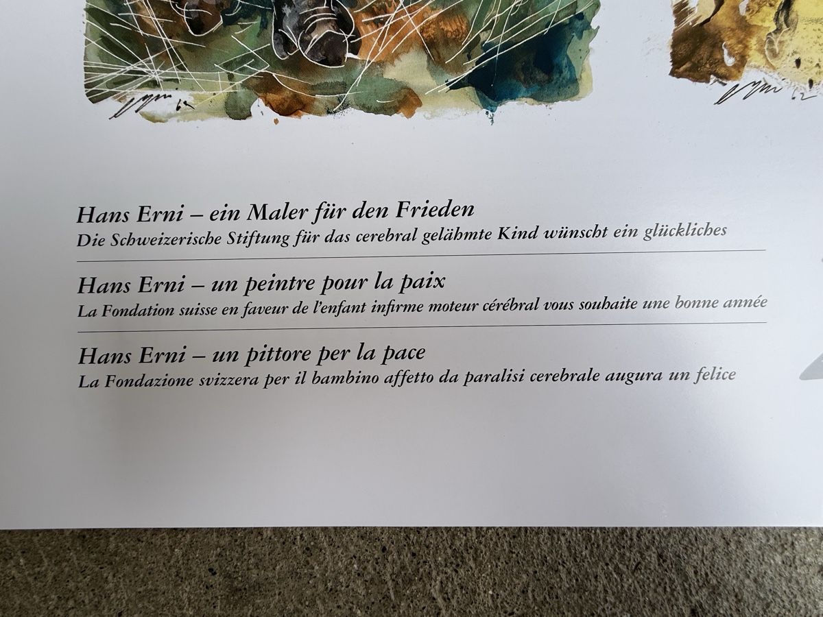 Kalender: HANS ERNI Kunstkalender Wandkalender 2026 – Gebraucht aus Konolfingen von petzipetz 3