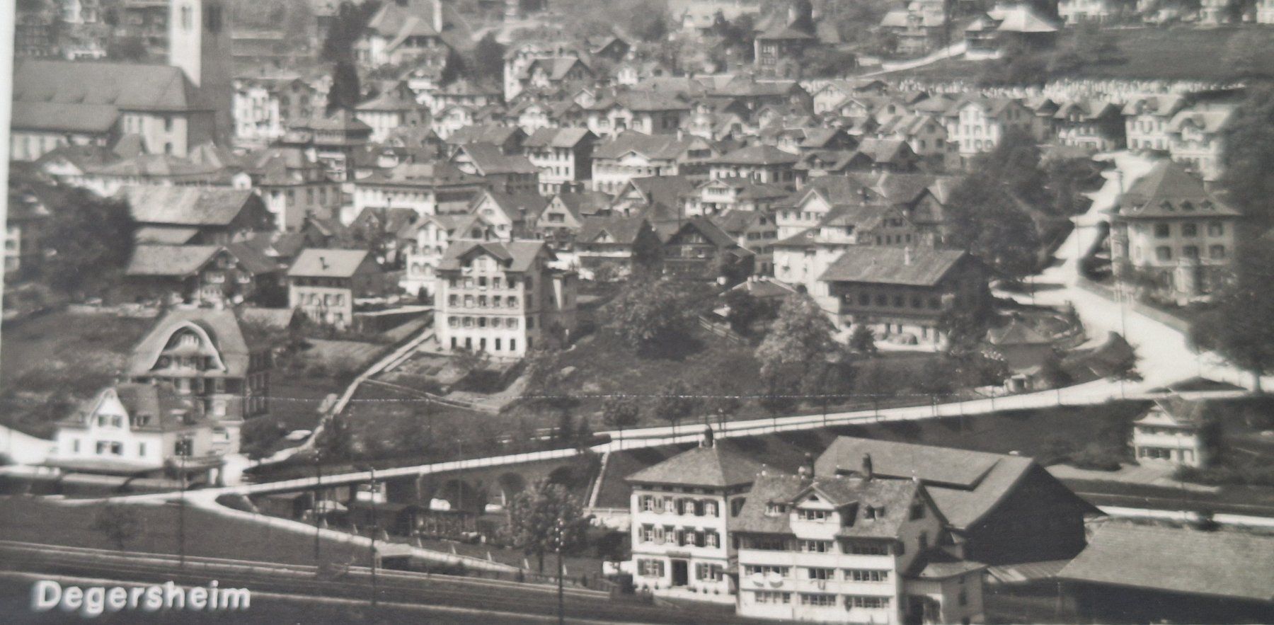 Ansichtskarten: AK Degersheim Gesamtansicht beide Kirchen SG – Gebraucht aus Gurtnellen von Stonevalley007 1
