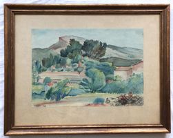 Gemälde - Aquarell - signiert und datiert 1927
