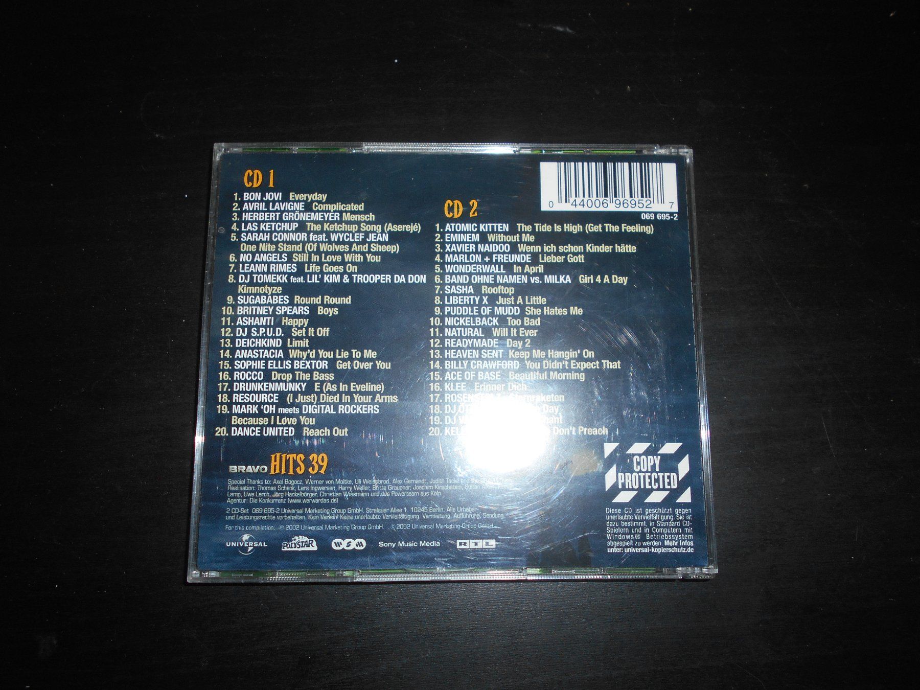 CD: Bravo Hits 39 7/ 2 CDs – Usato da Aarberg venduto da witchhunter01 1