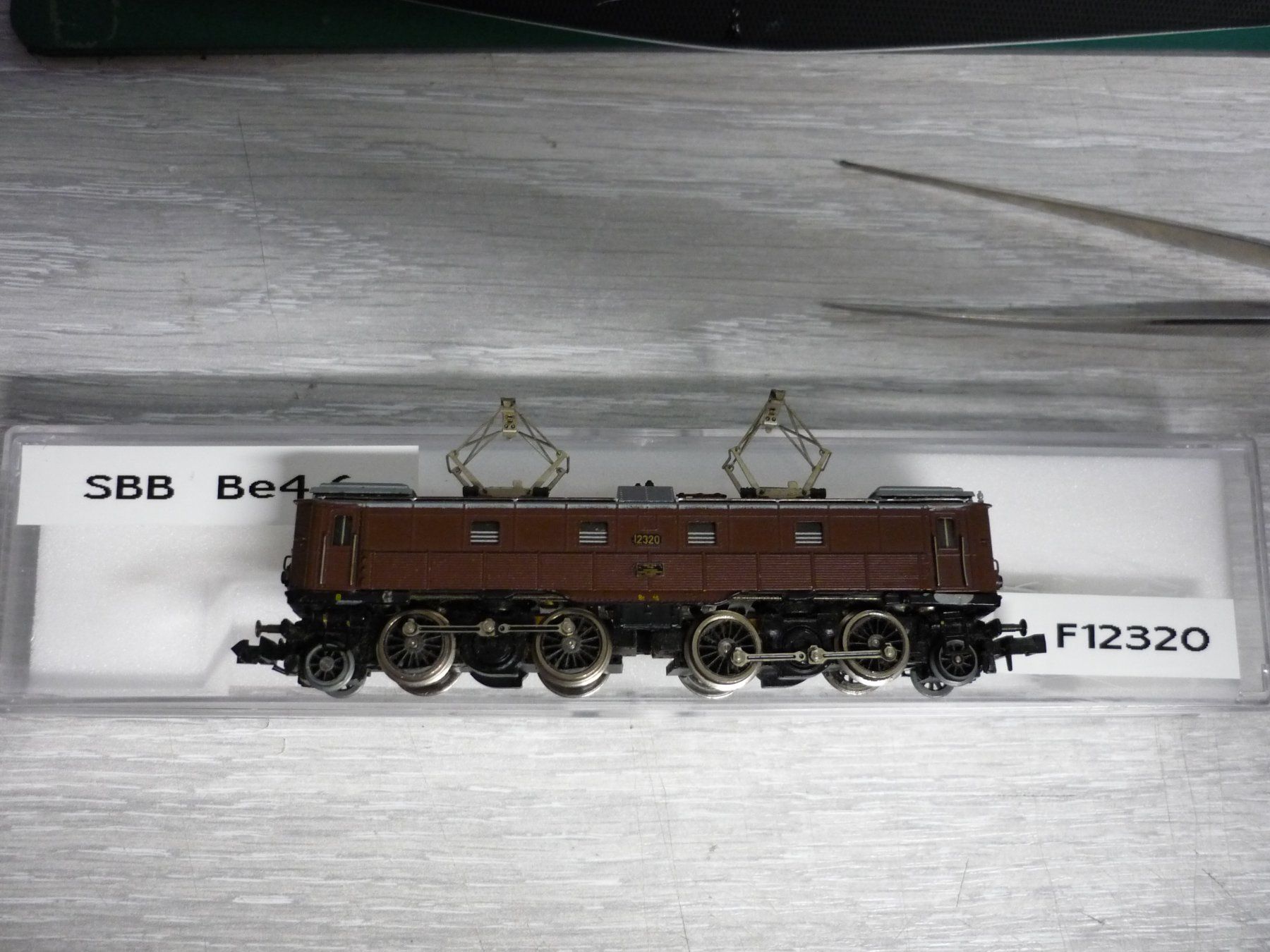 Fulgurex Modellini di ferrovie: Fulgurex SBB Be4/6 12320-B N – Usato da Vernier venduto da Yfuret60 1