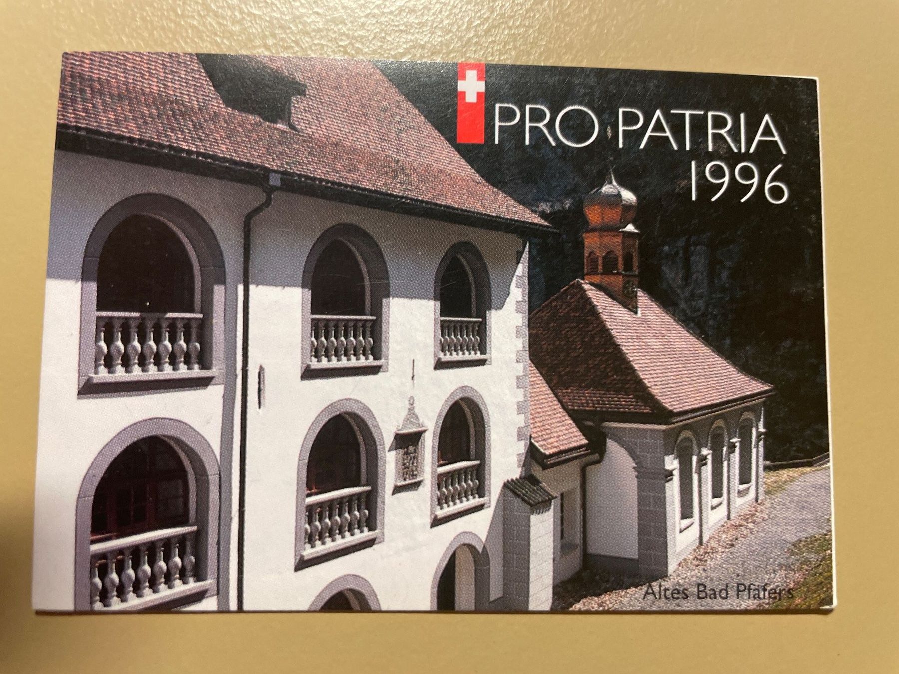 Tutti i francobolli: Pro Patria Briefmarkenheft 1996  1.Tag – Usato da Zürich venduto da R4853f